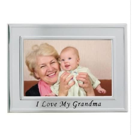 Lawrence Frames Brushed Metal 4x6 I Love My Great Grandma Picture Frame - Sentiments Collection 504164
